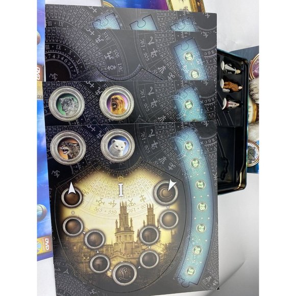 The Golden Compass the Game Board Dvd Metal Tin Complete - Picture 2 of 10